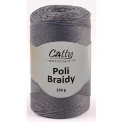 Catty Poli Braidey PP zsinór fonal 4 mm 03 - Szürke
