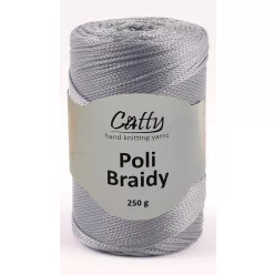 Catty Poli Braidey PP zsinór fonal 4 mm 04 - Galamb szürke