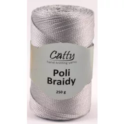   Catty Poli Braidey PP zsinór fonal 4 mm 05 - Világos szürke