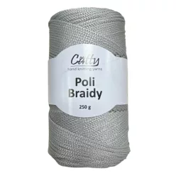   Catty Poli Braidey PP zsinór fonal 4 mm 06 - Világos szürke