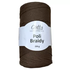 Catty Poli Braidey PP zsinór fonal 4 mm 07 - Barna