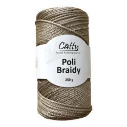 Catty Poli Braidey PP zsinór fonal 4 mm 09 - Bézs
