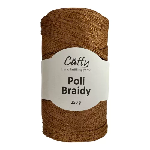 Catty Poli Braidey PP zsinór fonal 4 mm 10 - Fahéj