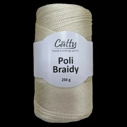 Catty Poli Braidey PP zsinór fonal 4 mm 15 - Ekrü