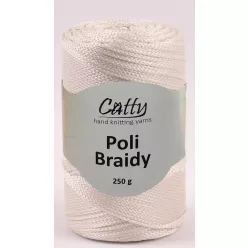 Catty Poli Braidey PP zsinór fonal 4 mm 16 - Krém