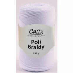 Catty Poli Braidey PP zsinór fonal 4 mm 17 - Fehér