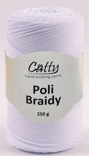 Catty Poli Braidey PP zsinór fonal 4 mm 17 - Fehér