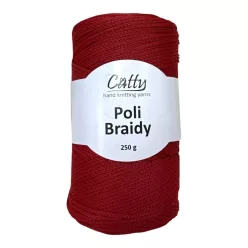Catty Poli Braidey PP zsinór fonal 4 mm 22 - Sötétpiros