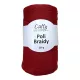 Catty Poli Braidey PP zsinór fonal 4 mm 22 - Sötétpiros