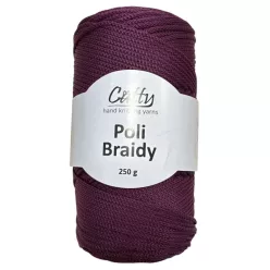 Catty Poli Braidey PP zsinór fonal 4 mm 23 - Padlizsán