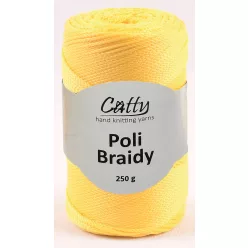 Catty Poli Braidey PP zsinór fonal 4 mm 32 - Citromsárga