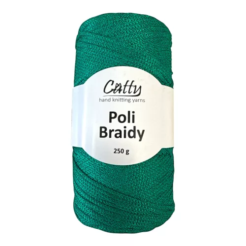 Catty Poli Braidey PP zsinór fonal 4 mm 34 - Benetton zöld