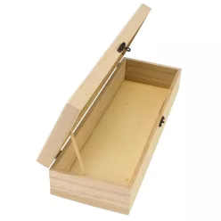 Hosszúkás fadoboz 33x11cm