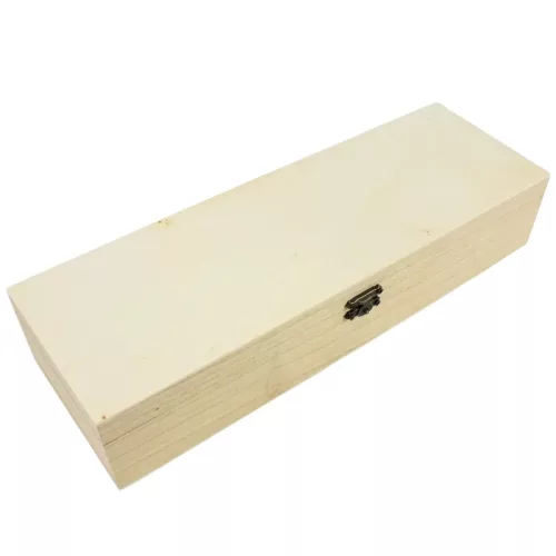 Hosszúkás fadoboz 33x11cm