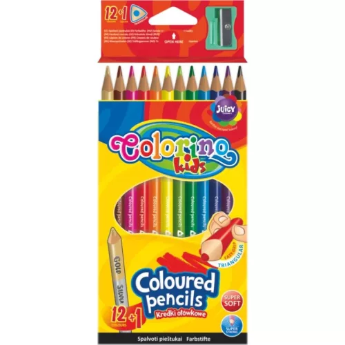 Colorino, Színes ceruza készlet 12 db hegyezővel