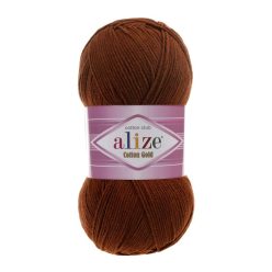 Alize Cotton Gold fonal 690 - Sötétbarna