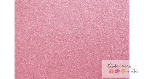 Csillámos dekorgumi - rózsaszín