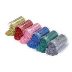 Csillámpor 15 gramm 6 Szín Vegyesen 6 db/cs