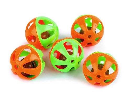 Csörgő 36mm - színes