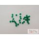 Cseh csiszolt gyöngy 30db/cs - 52060- Alabaster Malachite Green