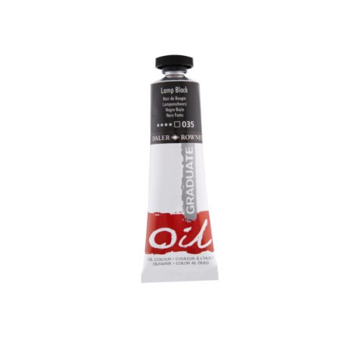 Daler-Rowney GRADUATE olajfesték 035 szénfekete 38ml