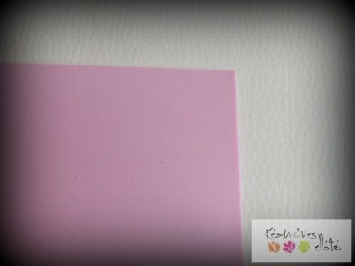 Dekorgumi 20x29cm - pasztell rózsaszín