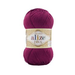 Alize Diva fonal 326 - Fukszia