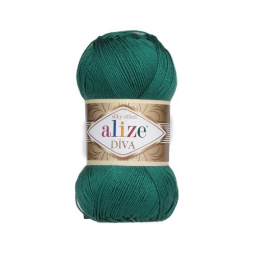 Alize Diva fonal 453 - Sötét zöld