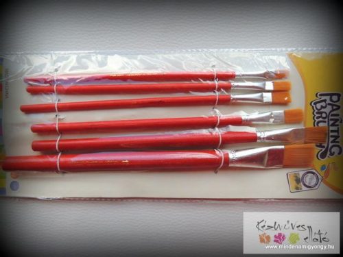 Ecsetkészlet 6 db-os 2-12-ig