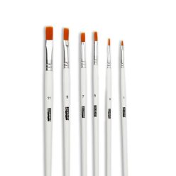 Ecset szett 6 részes, lapos, 11-es méretig