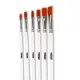 Ecset szett 6 db-os lapos