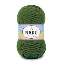 Nako Elit baby bolyhosodásmentes fonal 10665 - Fenyőzöld