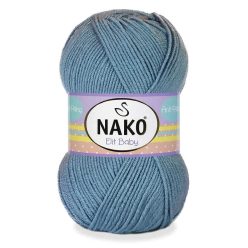   Nako Elit baby bolyhosodásmentes fonal 01986 - Kékes szürke