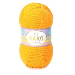 Nako Elit baby bolyhosodásmentes fonal 04674 - Napsárga