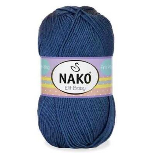 Nako Elit baby bolyhosodásmentes fonal 05372 - Kék