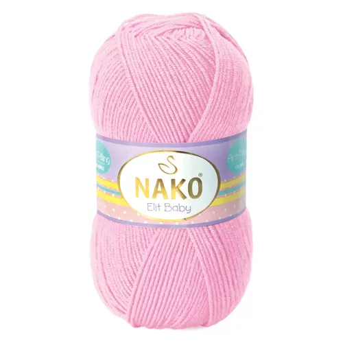 Nako Elit baby bolyhosodásmentes fonal 06936 - Babarózsaszín