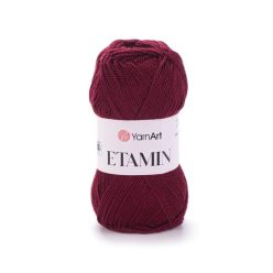 Yarnart Etamin gyöngy fonal 435 Bordó
