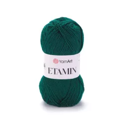Yarnart Etamin gyöngy fonal 443 Sötétzöld