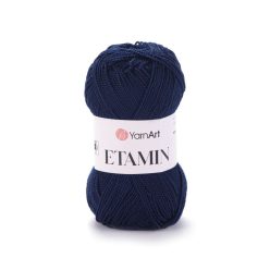 Yarnart Etamin gyöngy fonal 453 Tengerész kék