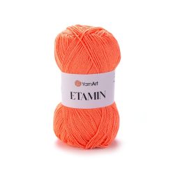 Yarnart Etamin gyöngy fonal 458 Neon narancs