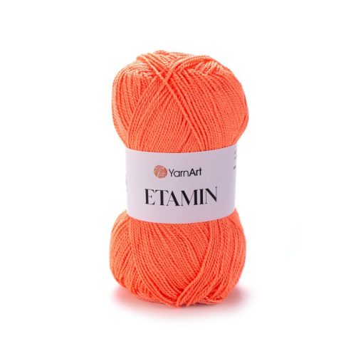 Yarnart Etamin gyöngy fonal 458 Neon narancs