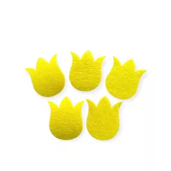 Filc figura 5db/cs - tulipán, citrom