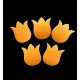 Filc figura 5db/cs - tulipán, narancs