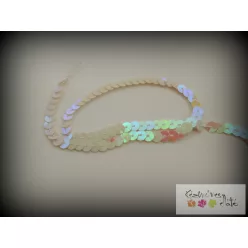 Flitter méterben - fehér hologramos