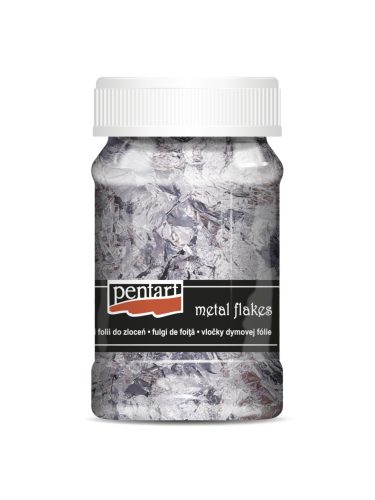 Füstfólia pehely - ezüst M8