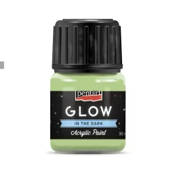 GLOW sötétben világító akrilfesték - zöld