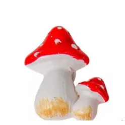 Gomba figura, polyresin 3,5 cm