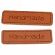 Hand made, műbőr címke 5db/cs 10x40mm