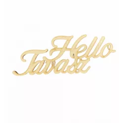 Hello Tavasz felirat