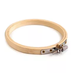 Hímzőkeret, hímzőráma, bambusz 10 cm